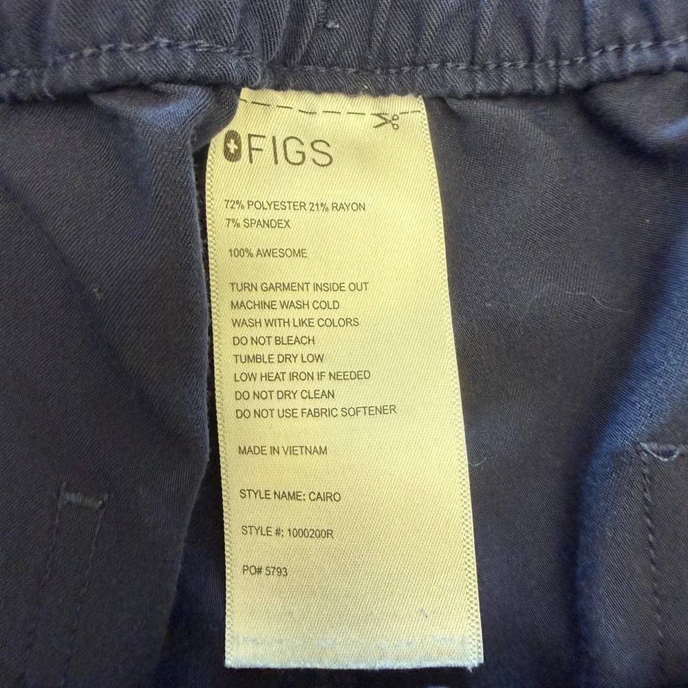 Men’s Cairo Straight-Leg Scrub Pant Navy Blue Large